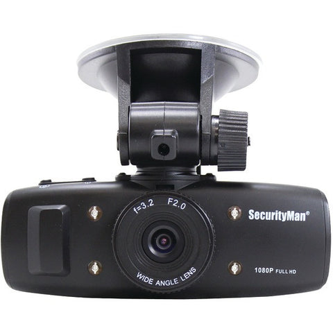 SECURITYMAN Carcam-SD Carcam HD Car Camera with Impact-Sensing Recording