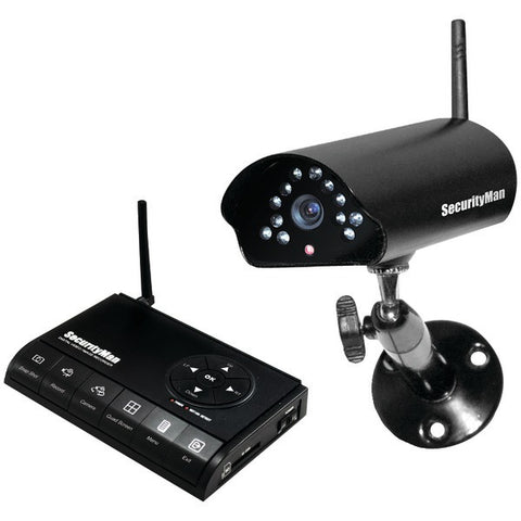SECURITYMAN DigiairWatch Digital Wireless Indoor-Outdoor Camera Record System