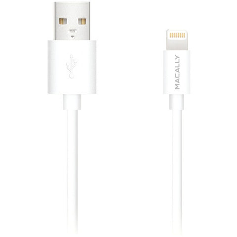 MACALLY ISYNCABLEL3W Charge & Sync Lightning(R) to USB Cable, 3ft (White)