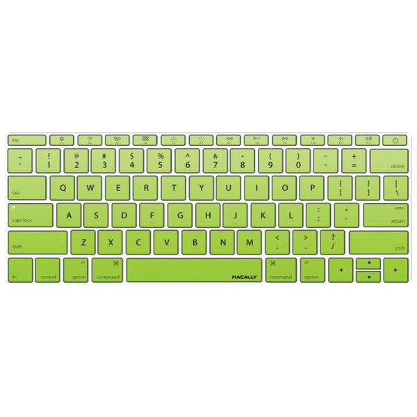 MACALLY KBGuardMBGNG 12" MacBook(R) 2015 Edition Keyboard Protector (Green)