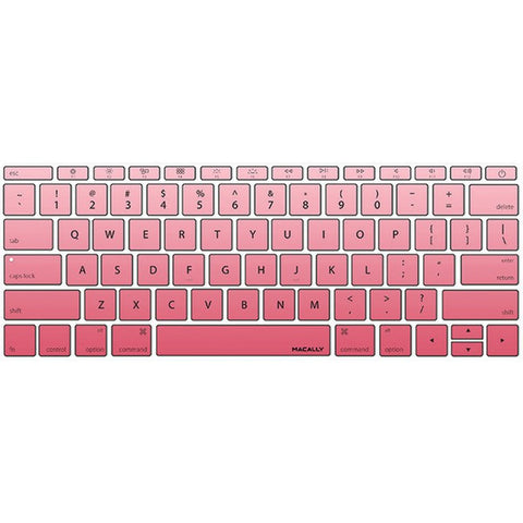 MACALLY KBGuardMBPKG 12" MacBook(R) 2015 Edition Keyboard Protector (Pink)