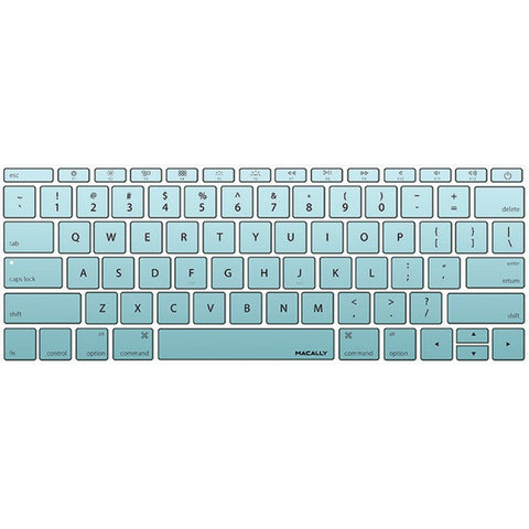 MACALLY KBGuardMBTLG 12" MacBook(R) 2015 Edition Keyboard Protector (Teal)