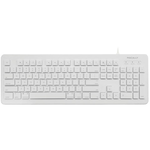 MACALLY MKeyX 104-Key USB Keyboard