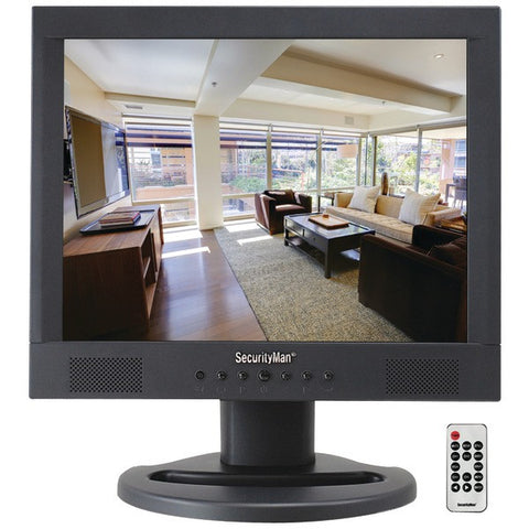 SECURITYMAN SM-1580 Professional 15" LCD CCTV Color Monitor with Speaker