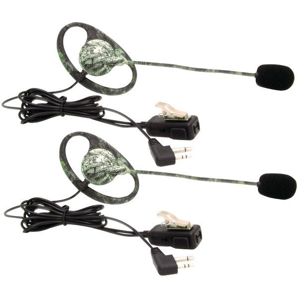 MIDLAND AVPH7 2-Way Radio Accessory (Outfitters Camo GMRS Headset with Microphone & PTT, 2 pk)