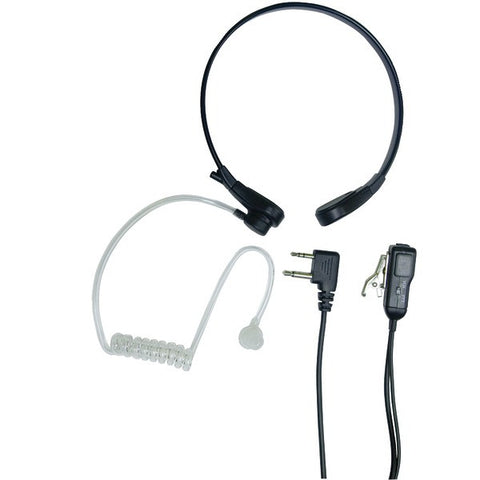 MIDLAND AVPH8 2-Way Radio Accessory (Acoustic Throat Microphone for GMRS Radios with PTT-VOX Compartment)