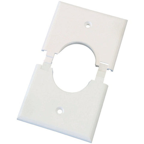 MIDLITE 1GSPWH Single-Gang Splitport(TM) Plus Wall Plate (White)