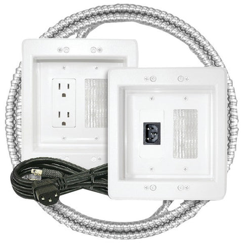 MIDLITE 22APJW-7R-MC Power Jumper(TM) HDTV Power Relocation Kit (Includes Pre-Wired Metal Clad Cable)
