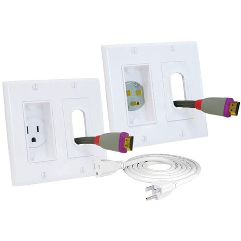 MIDLITE 2A46-W-3 Decor In-Wall Power Solution Kit