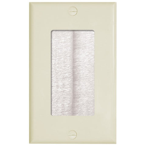 MIDLITE DBPW-LA Decor Brush Plate (Light almond decor plate with white brush)