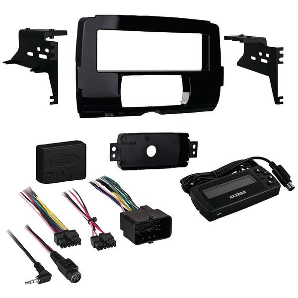 METRA 99-9700 2014 & Up Harley-Davidson(R) Street Glide, Electra Glide & Ultra Limited Models Single-DIN Installation Kit, Black