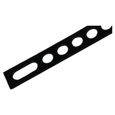 INSTALL BAY BS9BK Metal Mounting Back Strap (9", Black Powder Coated)