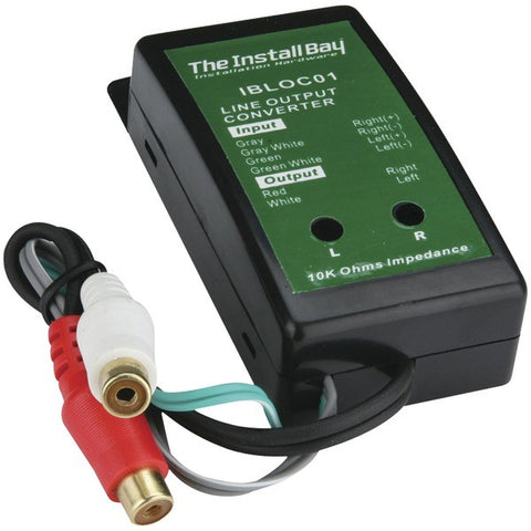 INSTALL BAY IBLOC01 2-Channel 40-Watt Adjustable Level Converter