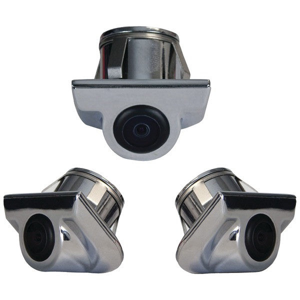 IBEAM TE-CSC 170deg Backup Camera (Chrome, Push in)