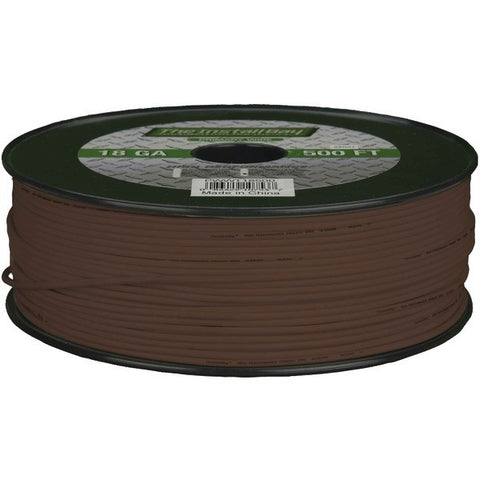 INSTALL BAY PWBR18500 18-Gauge Primary Wire, 500ft (Brown)