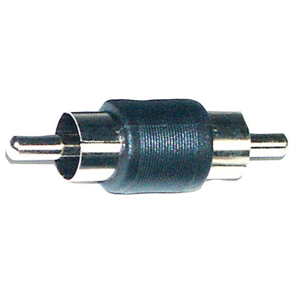 INSTALL BAY RCA100-BM10 RCA-Barrel Male Nickel Connectors, 10 pk