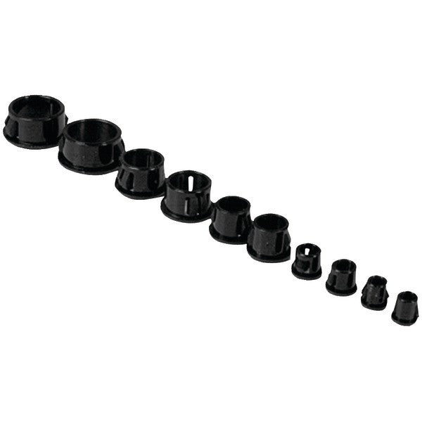 INSTALL BAY SB4 Snap Bushings, 100 pk (4 gauge, .38")