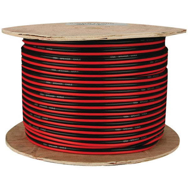 INSTALL BAY SWRB16-500 Red-Black Paired Primary Speaker Wire, 500ft (16 gauge)