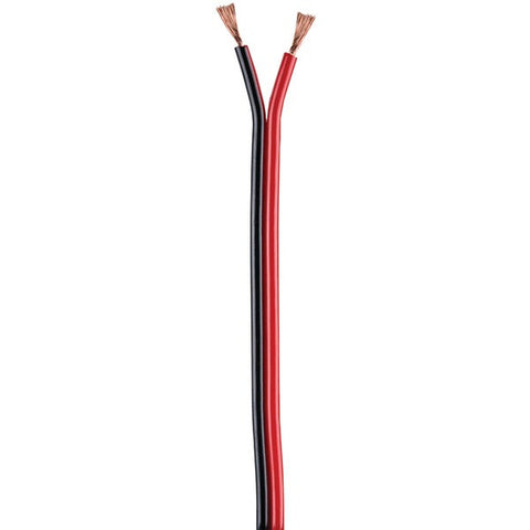 INSTALL BAY SWRB18500 Red-Black Paired Primary Speaker Wire, 500ft (18 Gauge)