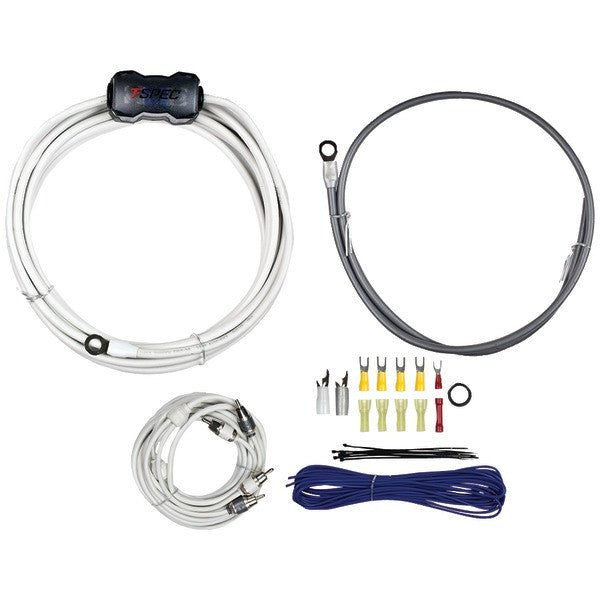 T-SPEC V10-RAK8 v10 SERIES Amp Installation Kit with RCA Cables (8 Gauge)