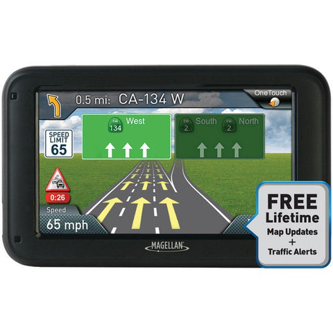 MAGELLAN RM5375SGLUC RoadMate(R) 5375T-LMB 5" GPS Device with Bluetooth(R) & Free Lifetime Maps & Traffic Updates