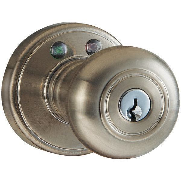 MORNING INDUSTRY INC RKK-01SN Remote Control Electronic Entry Knob (Satin Nickel Finish)