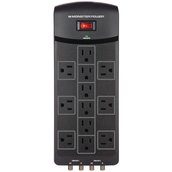 MONSTER POWER 121829 12-Outlet Core Power(R) 1200 AV Surge Protector