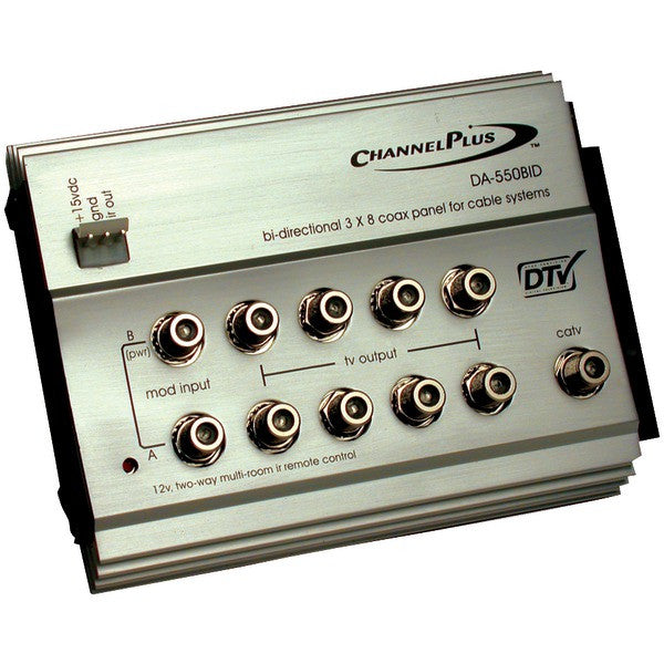 CHANNEL PLUS DA-550BID Video Distribution Panel for CAT-5-Satellite