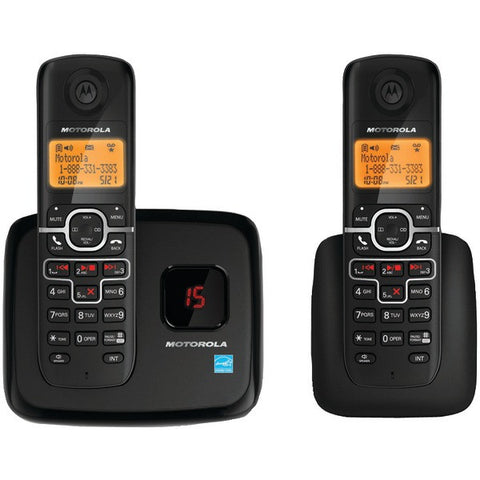 MOTOROLA L702M DECT 6.0 Cordless Phone System with Digital Answering System & Speakerphone (2-Handset system)