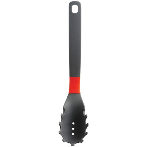 ORKA OB190101 Pasta Spoon (Charcoal & Red)
