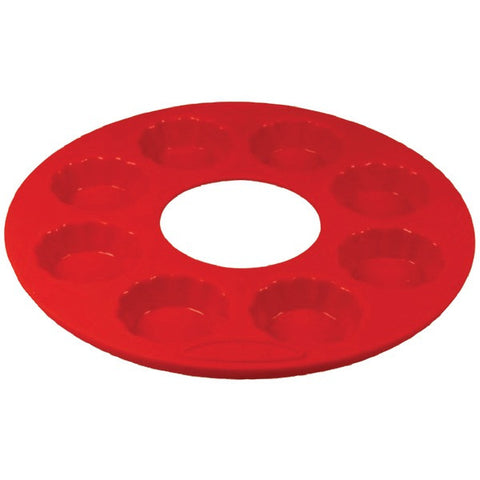 ORKA OD150201 8-Mold Tartlet Pan, Set of 2 (Red)
