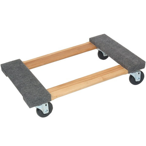 MONSTER TRUCKS MT10003 Wood 4-Wheel Piano Carpeted Dolly