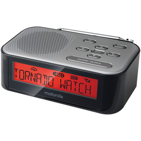 MOTOROLA MWR822 Desktop Weather Radio-Alarm Clock