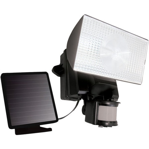 MAXSA INNOVATIONS 40223 Solar-Powered 50-LED Motion-Activated Outdoor Security Floodlight (Black)