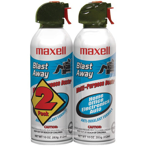 MAXELL 190026 - CA4 Blast Away Canned Air (2 pk)