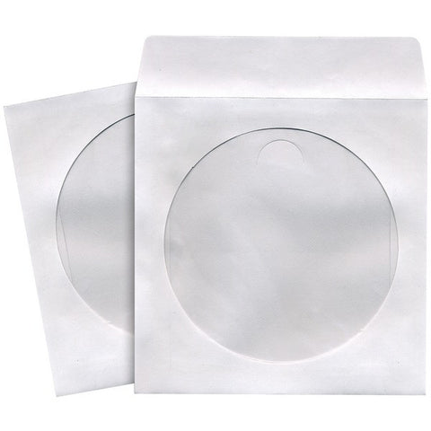 MAXELL 190133 - CD402 CD-DVD Storage Sleeves (100 pk; White)