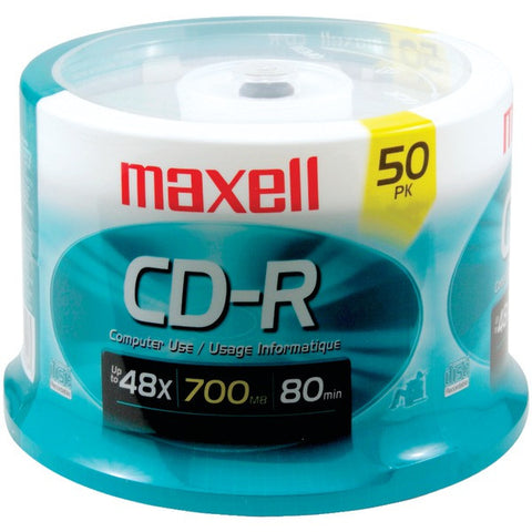MAXELL 623251-648250 700MB 80-Minute CD-Rs (50-ct Spindle)