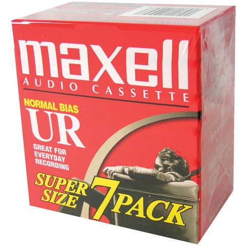 MAXELL 108575 Normal-Bias Cassette Tapes (7 pk)