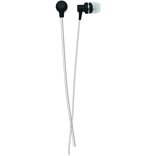 NAXA NE-940 BLACK METALLIX Isolation Stereo Earphones (Black)