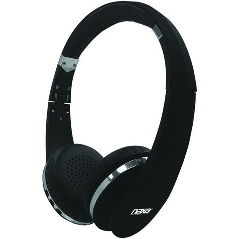 NAXA NE-941 BLACK NEURALE Bluetooth(R) Wireless Stereo Headphones with Microphone (Black)