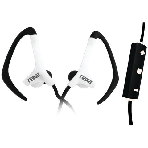 NAXA NE-936W NEURALE Sport Earphones with Microphone (White)