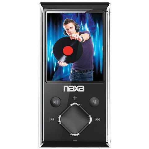 NAXA NMV173NSL 8GB 1.8" LCD Portable Media Players (Silver)