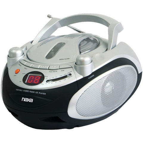 NAXA NPB245 Portable CD Player & AM-FM Radio