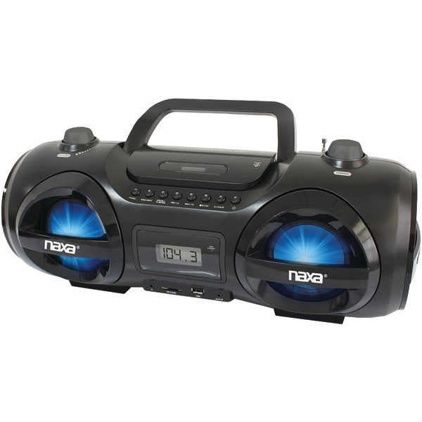 NAXA NPB-258 MP3-CD Party Boombox and USB-SD Player