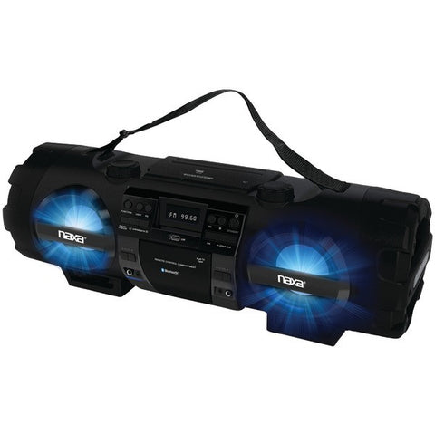 NAXA NPB-262 CD-MP3 Bass Reflex Boom Box & PA System with Bluetooth(R)