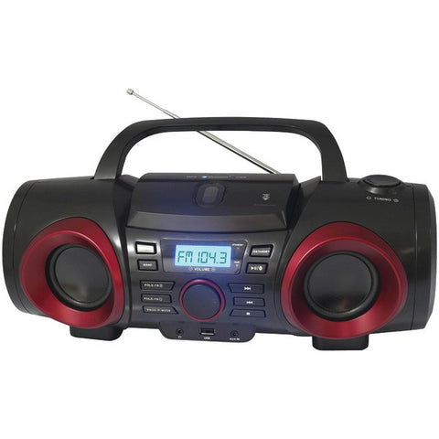 NAXA NPB-267 MP3-CD Classic Bluetooth(R) Boom Box