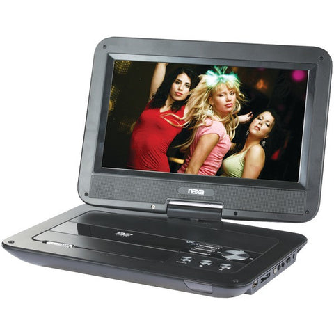 NAXA NPD1003 10" TFT-LCD Swivel-Screen Portable DVD Player