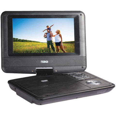 NAXA NPD703 7" TFT LCD Swivel-Screen Portable DVD Player
