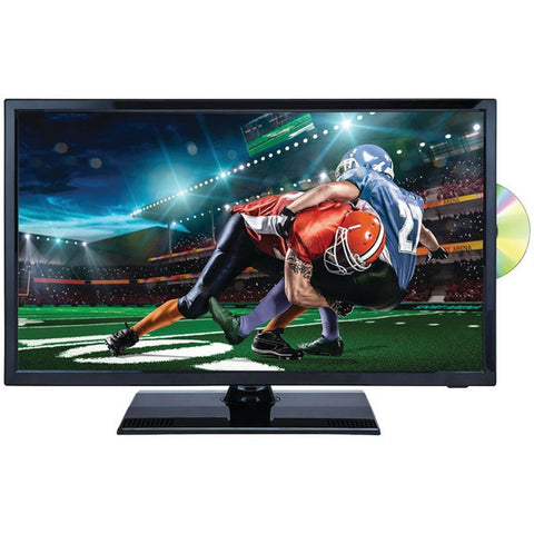 NAXA NTD-2255 22" 1080p LED TV-DVD-Media Player Combination with Car Package