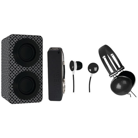 NAXA NAS-3061A BLACK Portable Bluetooth(R) Speaker Pack (Black)